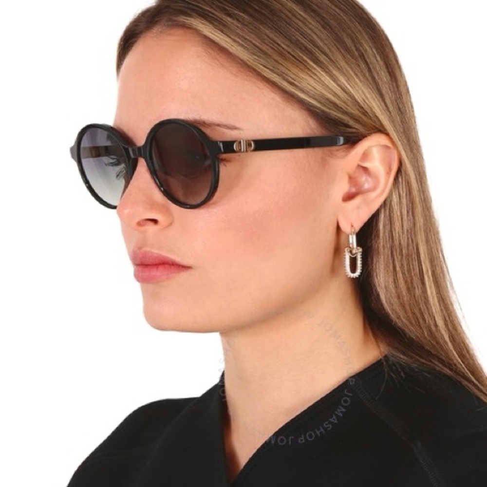 DIOR 30MONTAIGNEMINI RI Dark Havana Unisex Round Sunglasses